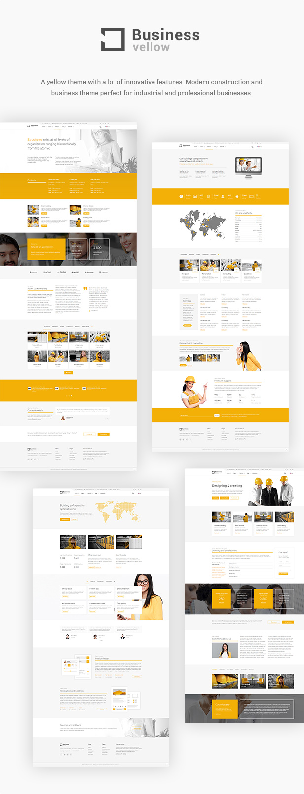 Yellow Business - Construction & Industrial Businesses | The Construction Theme - 2