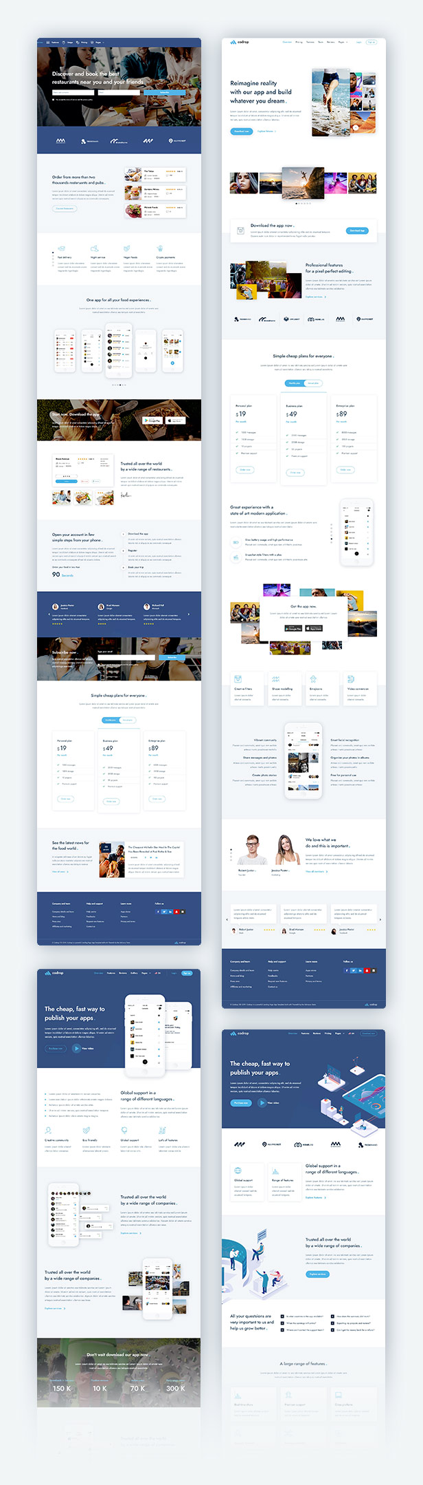 Codrop - App Landing Page Theme - 1